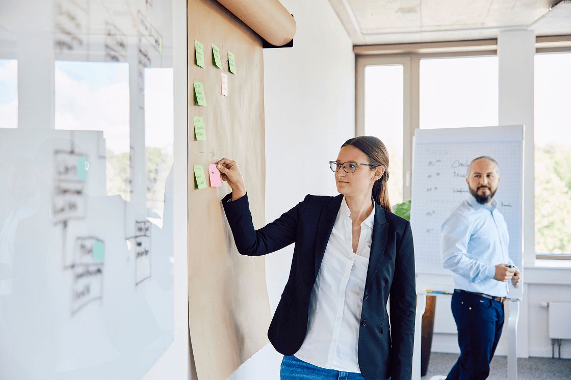 Anna and Rami having a workshop together
